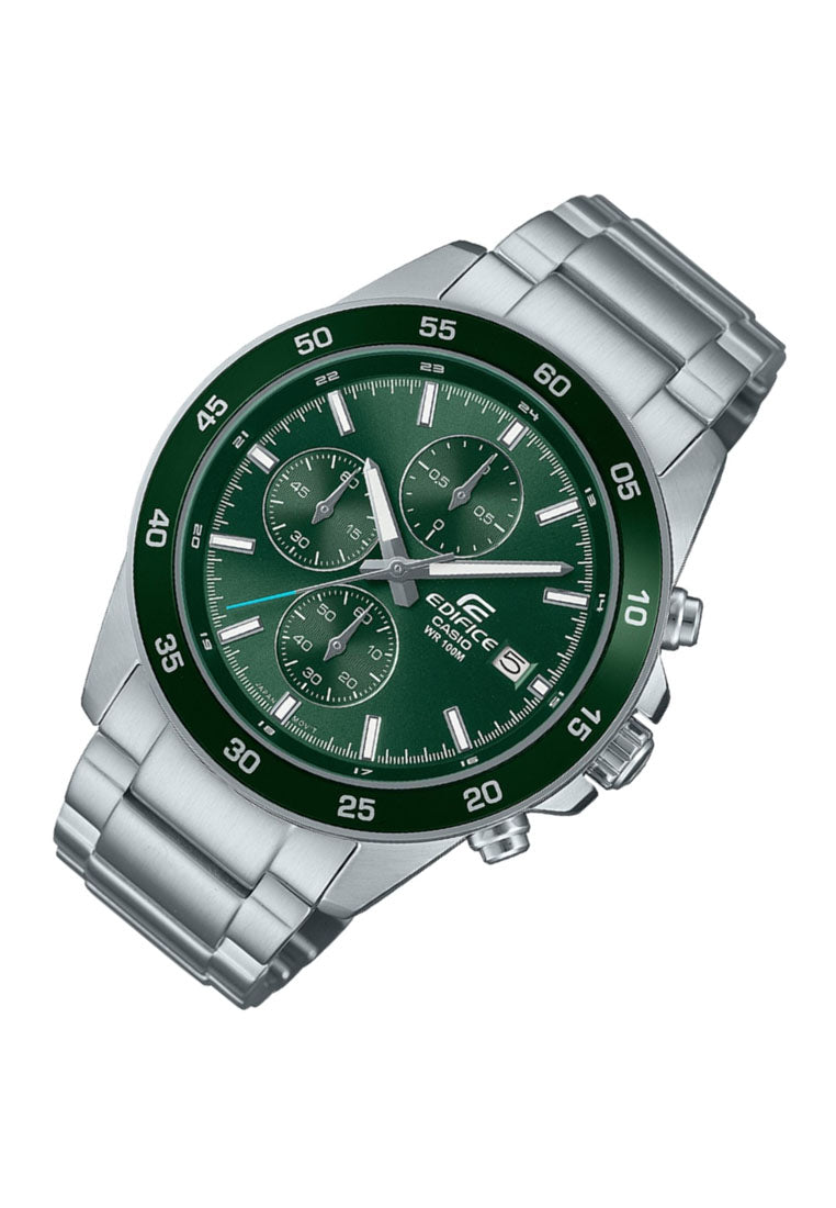 Casio Edifice EFR-526D-3A Chronograph Stainless Steel Strap Watch For Men-Watch Portal Philippines