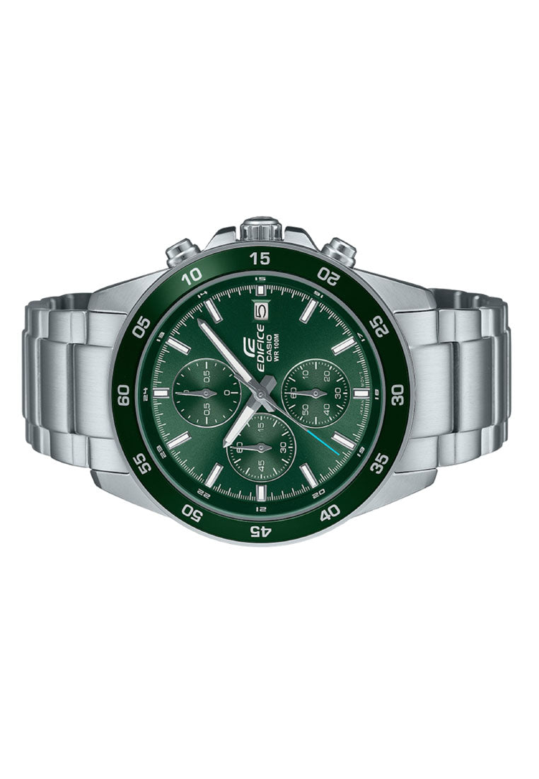 Casio Edifice EFR-526D-3A Chronograph Stainless Steel Strap Watch For Men-Watch Portal Philippines