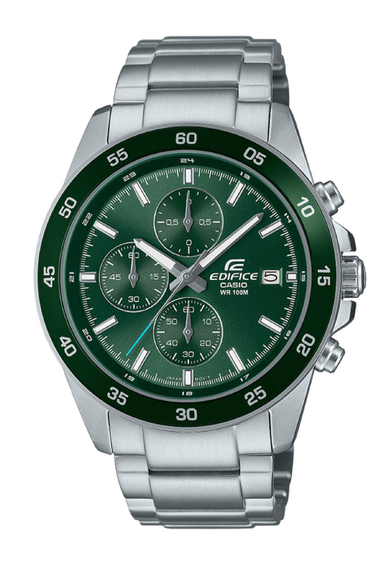 Casio Edifice EFR-526D-3A Chronograph Stainless Steel Strap Watch For Men-Watch Portal Philippines
