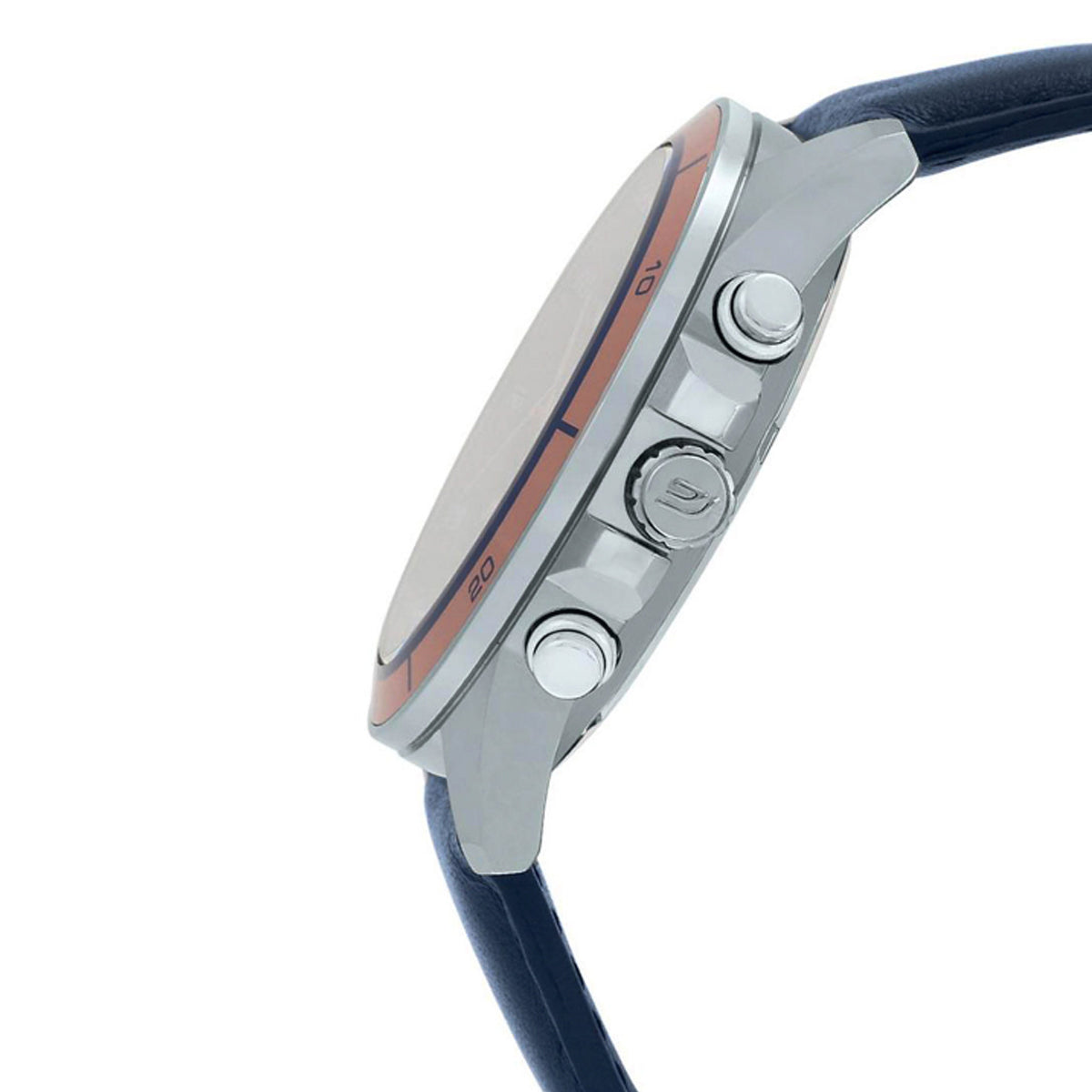 Casio Edifice EFR-526L-2A Chronograph Leather Strap Watch For Men-Watch Portal Philippines