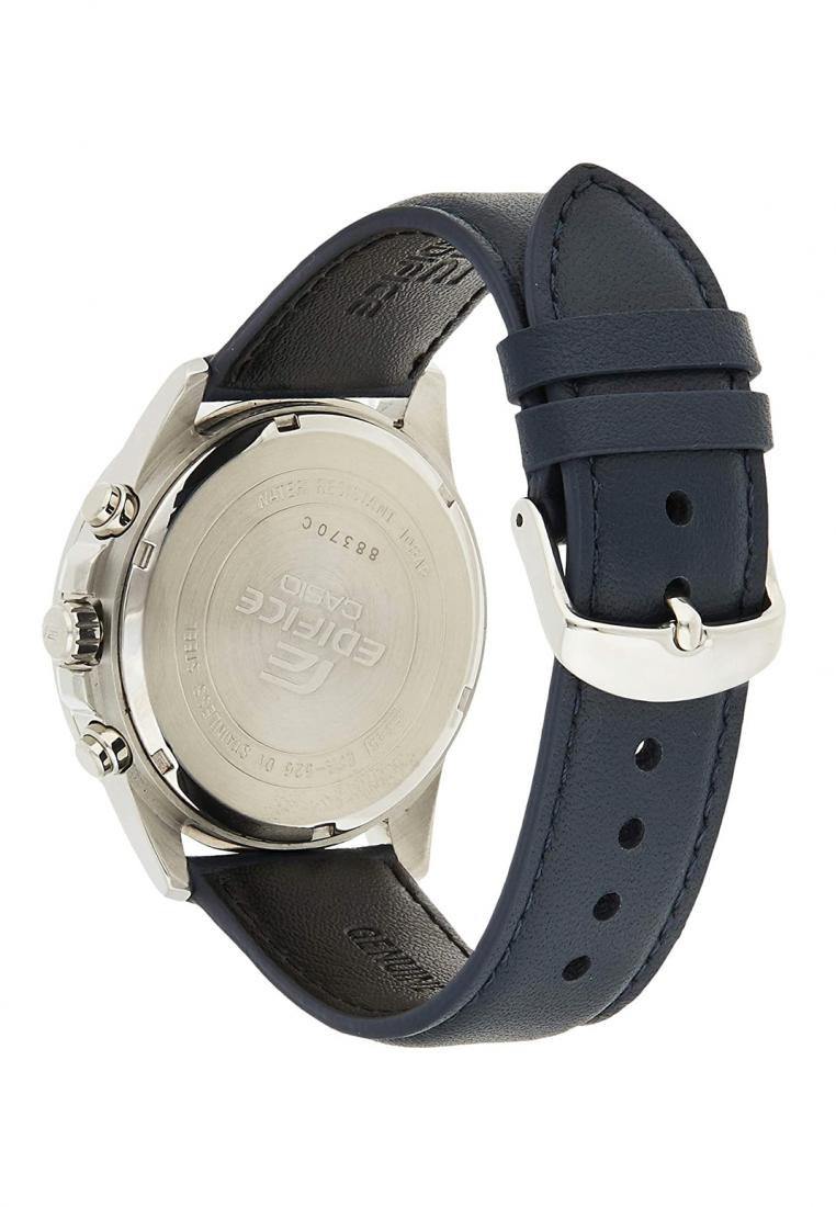 Casio Edifice EFR-526L-2A Chronograph Leather Strap Watch For Men-Watch Portal Philippines