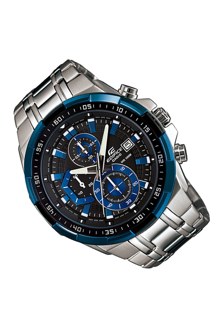 Casio Edifice EFR-539D-1A2 Digital Analog Stainless Steel Strap For Men-Watch Portal Philippines