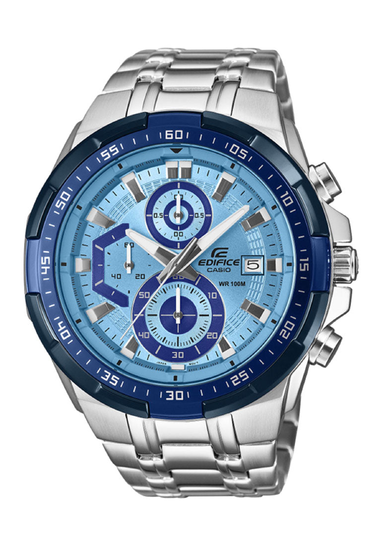 Casio Edifice EFR-539DE-2A Chronograph Stainless Steel Strap Watch for Men-Watch Portal Philippines