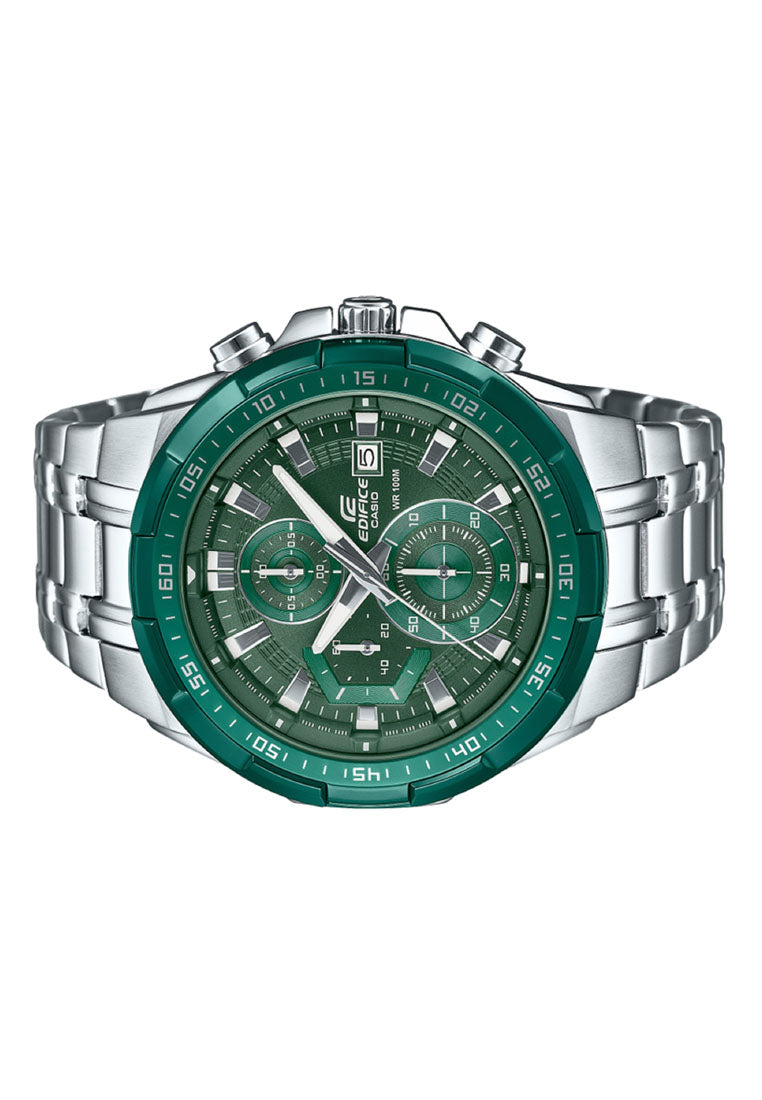 Casio Edifice EFR-539DE-3A Chronograph Stainless Steel Strap Watch for Men-Watch Portal Philippines
