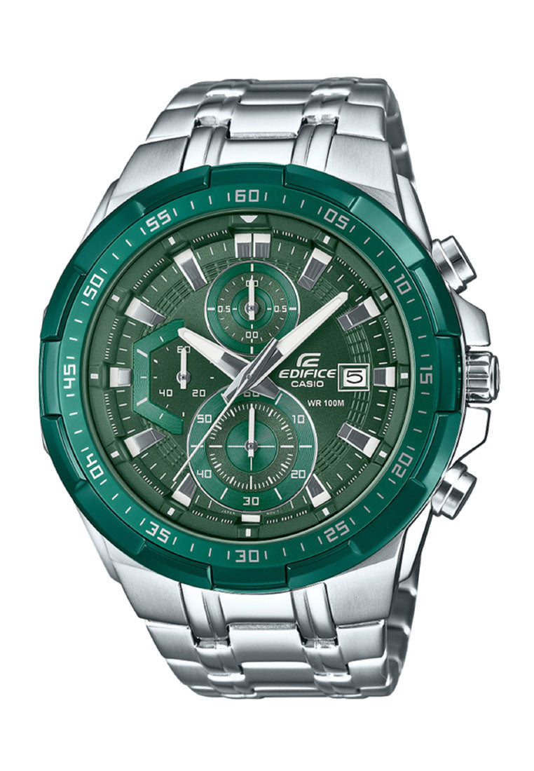 Casio Edifice EFR-539DE-3A Chronograph Stainless Steel Strap Watch for Men-Watch Portal Philippines