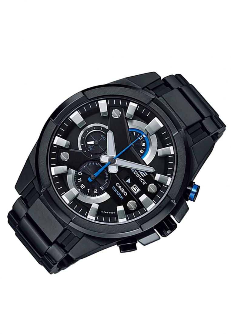 Casio Edifice EFR-540BK-1A Chronograph Stainless Steel Strap Watch For Men-Watch Portal Philippines