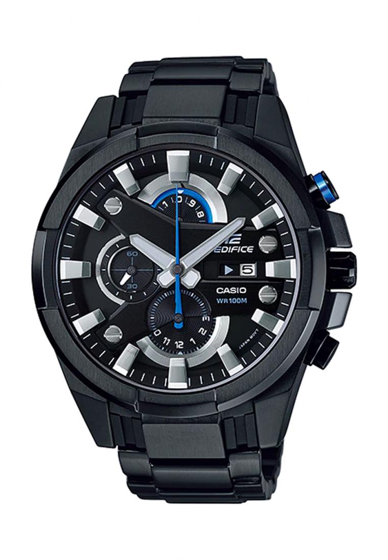 Casio Edifice EFR-540BK-1A Chronograph Stainless Steel Strap Watch For Men-Watch Portal Philippines