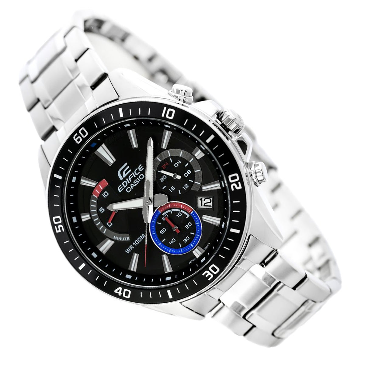 Casio Edifice EFR-552D-1A3 Chronograph Stainless Steel Strap Watch For Men-Watch Portal Philippines
