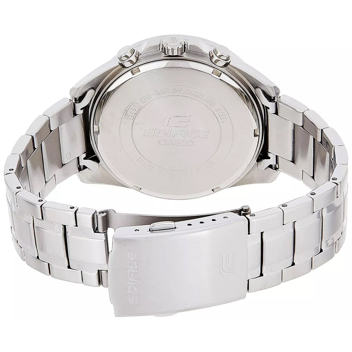 Casio Edifice EFR-552D-1A3 Chronograph Stainless Steel Strap Watch For Men-Watch Portal Philippines