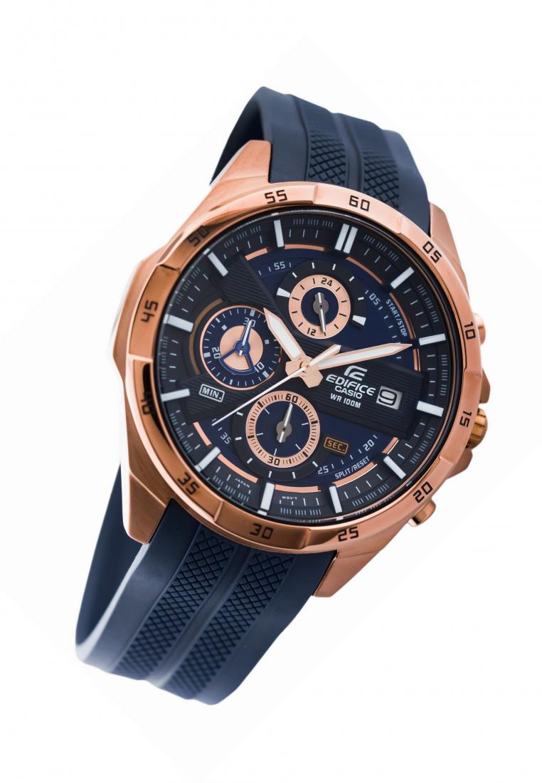 Casio Edifice EFR-556PC-2A Chronograph Rubber Strap Watch For Men-Watch Portal Philippines