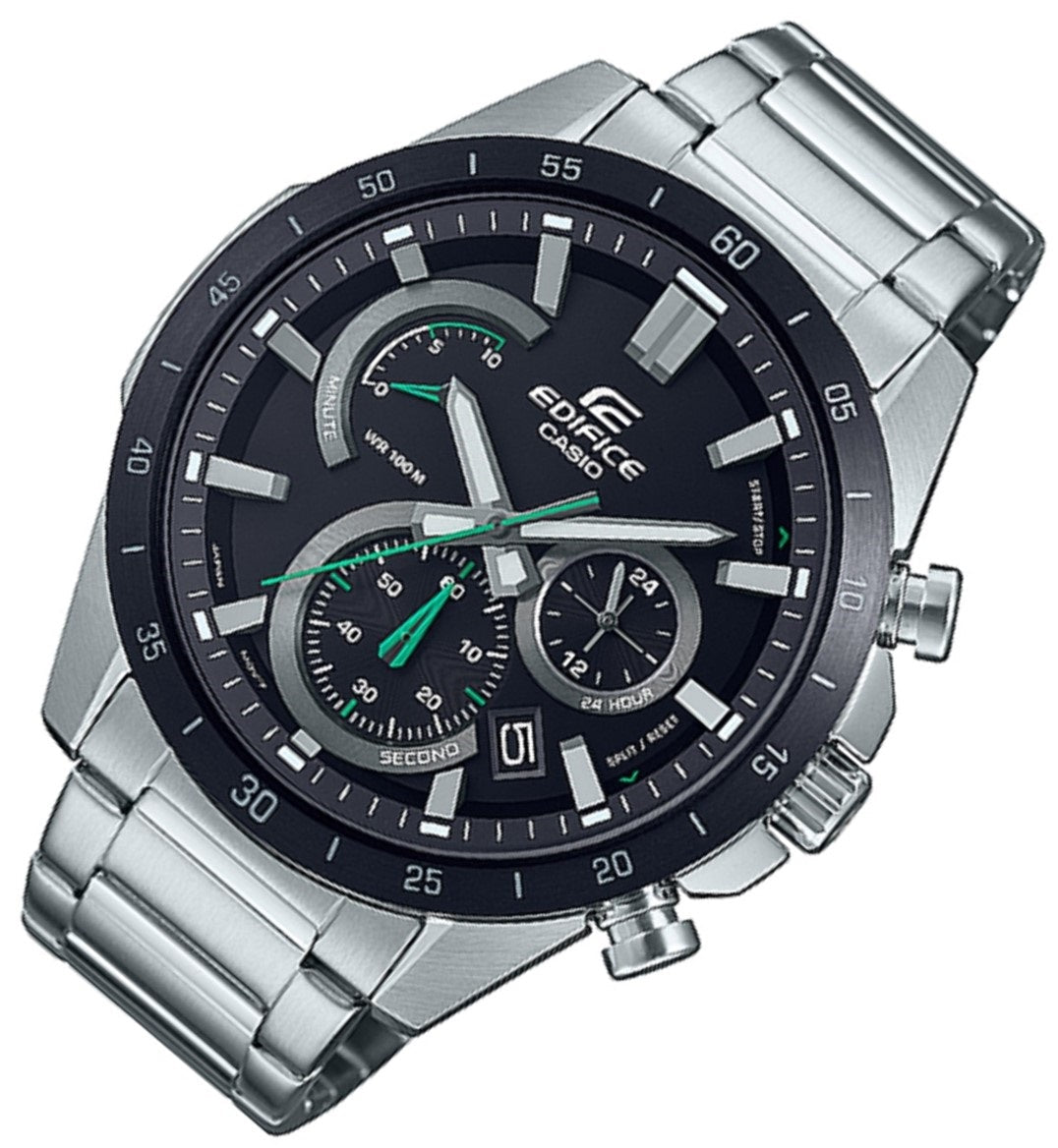 Casio Edifice EFR-573DB-1A Chronograph Stainless Steel Strap Watch For Men-Watch Portal Philippines