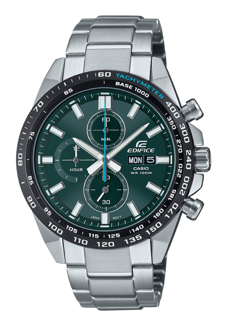 Casio Edifice EFR-574DB-3A Chronograph Stainless Steel Strap Watch For Men-Watch Portal Philippines