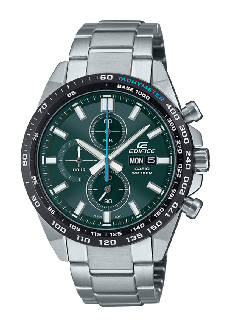 Casio Edifice EFR-574DB-3A Chronograph Stainless Steel Strap Watch For Men