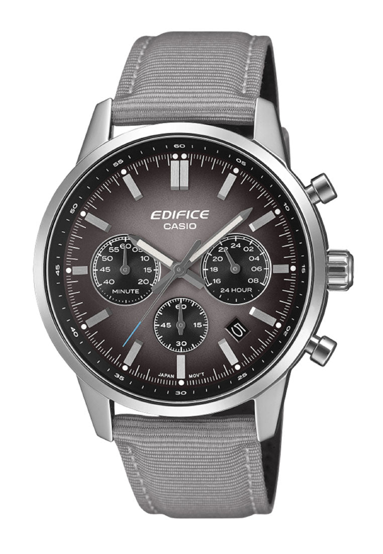 Casio Edifice EFR-575C-8ADF Cloth Strap Analog Watch for Men-Watch Portal Philippines