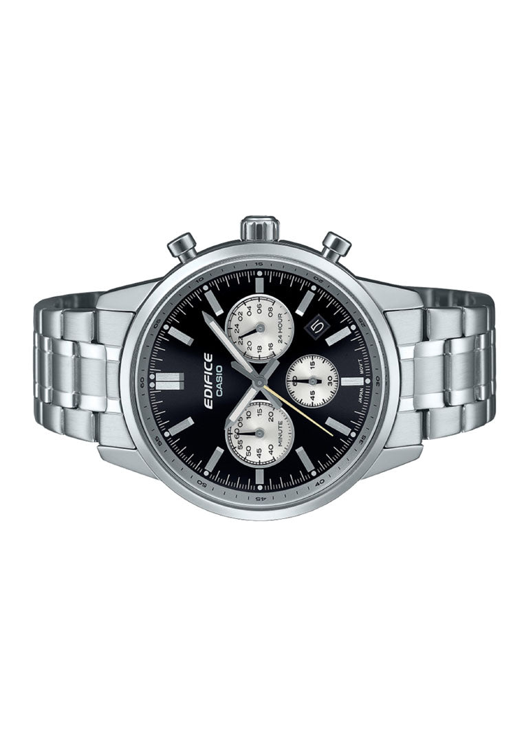 Casio Edifice EFR-575D-1A Chronograph Stainless Steel Strap Watch For Men-Watch Portal Philippines