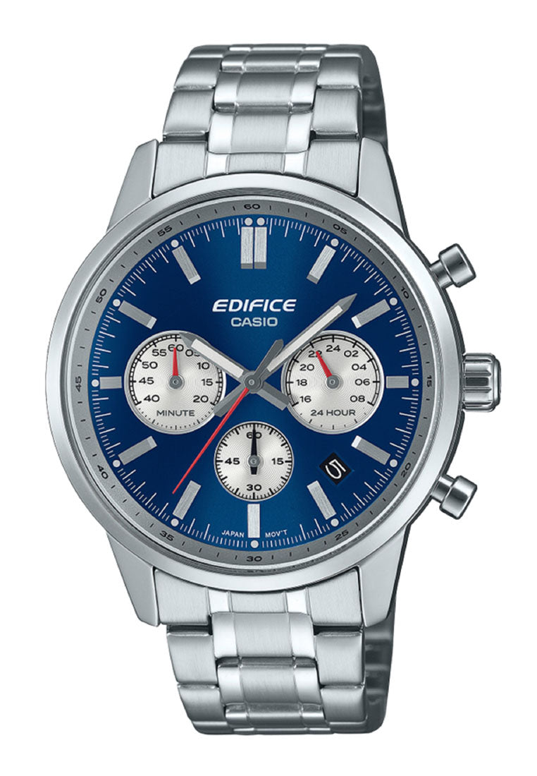 Casio Edifice EFR-575D-2A Chronograph Stainless Steel Strap Watch For Men-Watch Portal Philippines