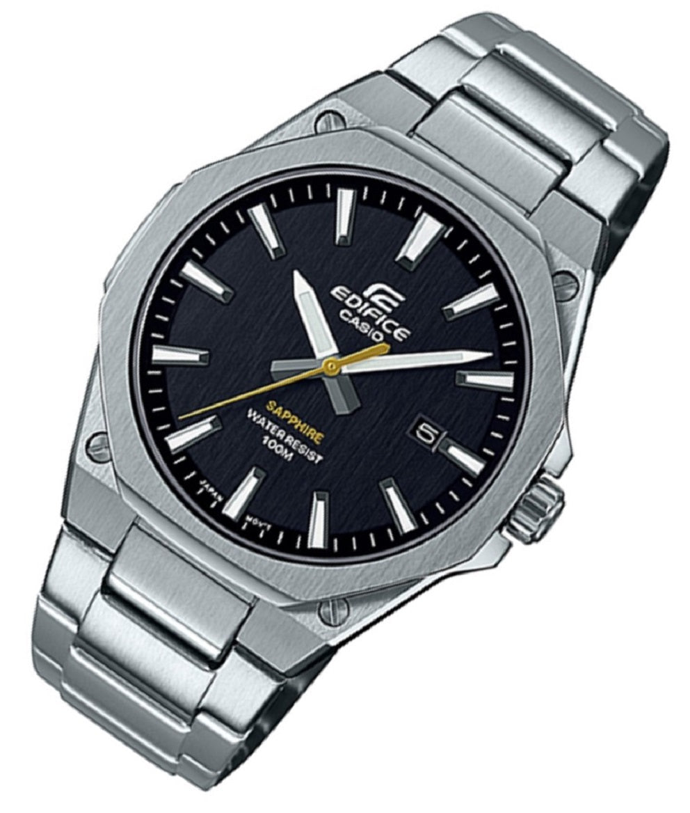 Casio Edifice EFR-S108D-1A Analog Stainless Steel Strap Watch For Men-Watch Portal Philippines
