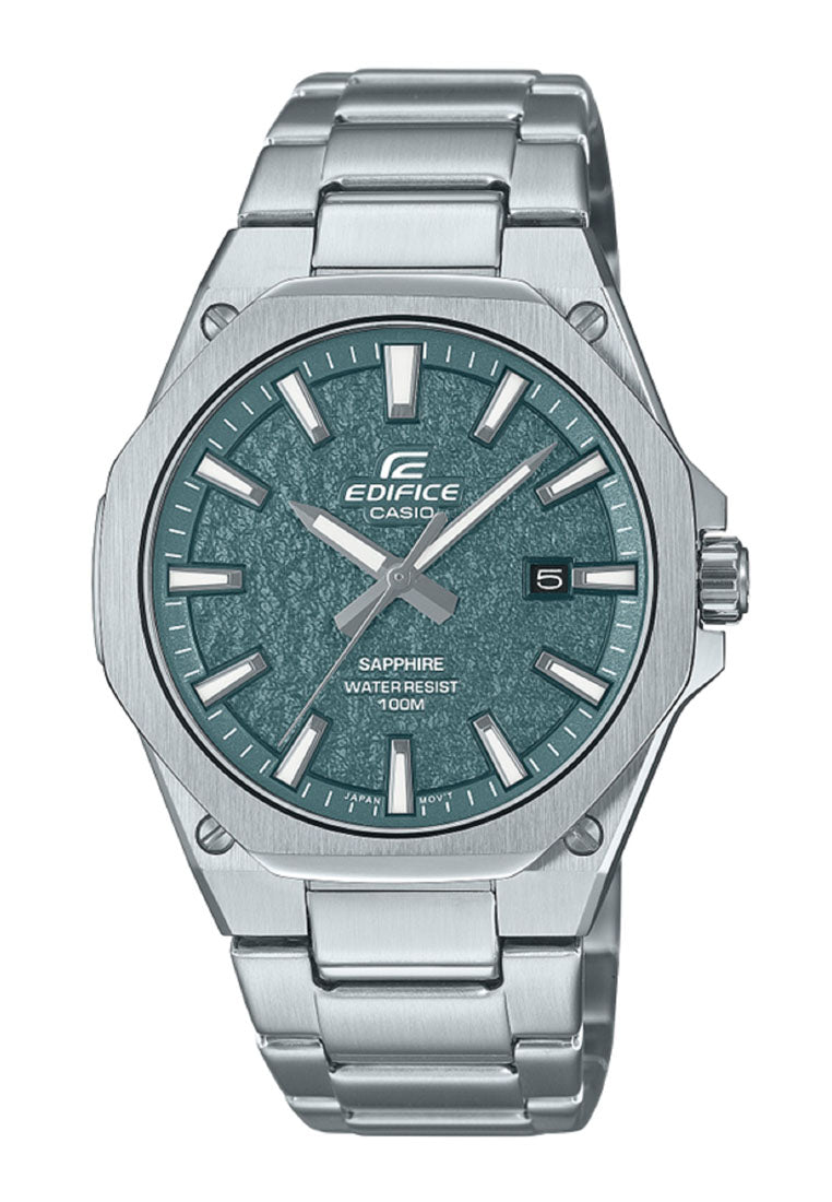Casio Edifice EFR-S108DE-3A Analog Stainless Steel Strap Watch for Men-Watch Portal Philippines