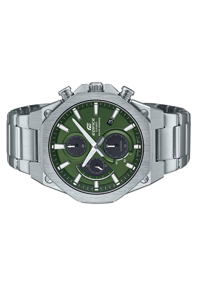 Casio Edifice EFS-S570D-3A Chronograph Stainless Steel Strap Solar Watch For Men-Watch Portal Philippines