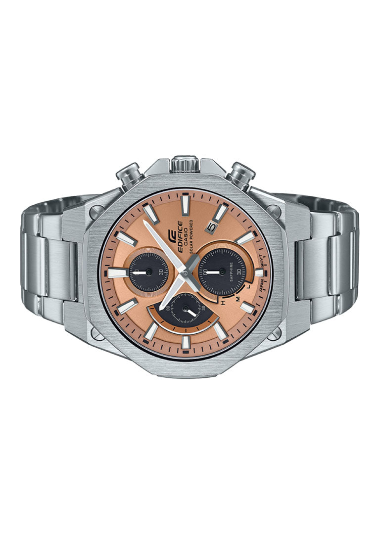 Casio Edifice EFS-S570D-5A Chronograph Stainless Steel Strap Solar Watch For Men-Watch Portal Philippines