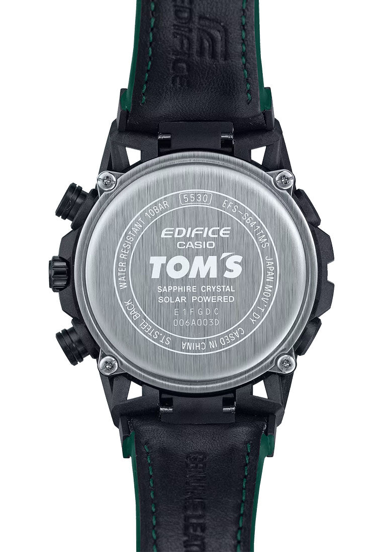 Casio Edifice EFS-S641TMS-1A "Tom's 50th Anniversary" Chronograph Leather Solar Watch for Men-Watch Portal Philippines