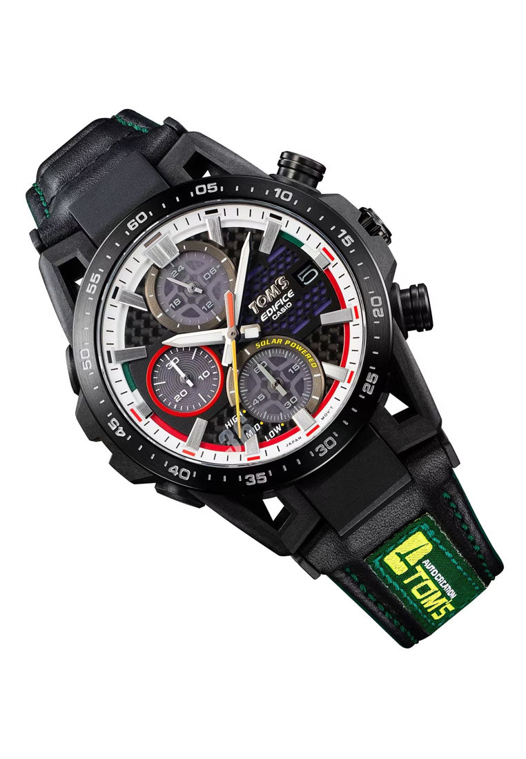 Casio Edifice EFS-S641TMS-1A "Tom's 50th Anniversary" Chronograph Leather Solar Watch for Men-Watch Portal Philippines