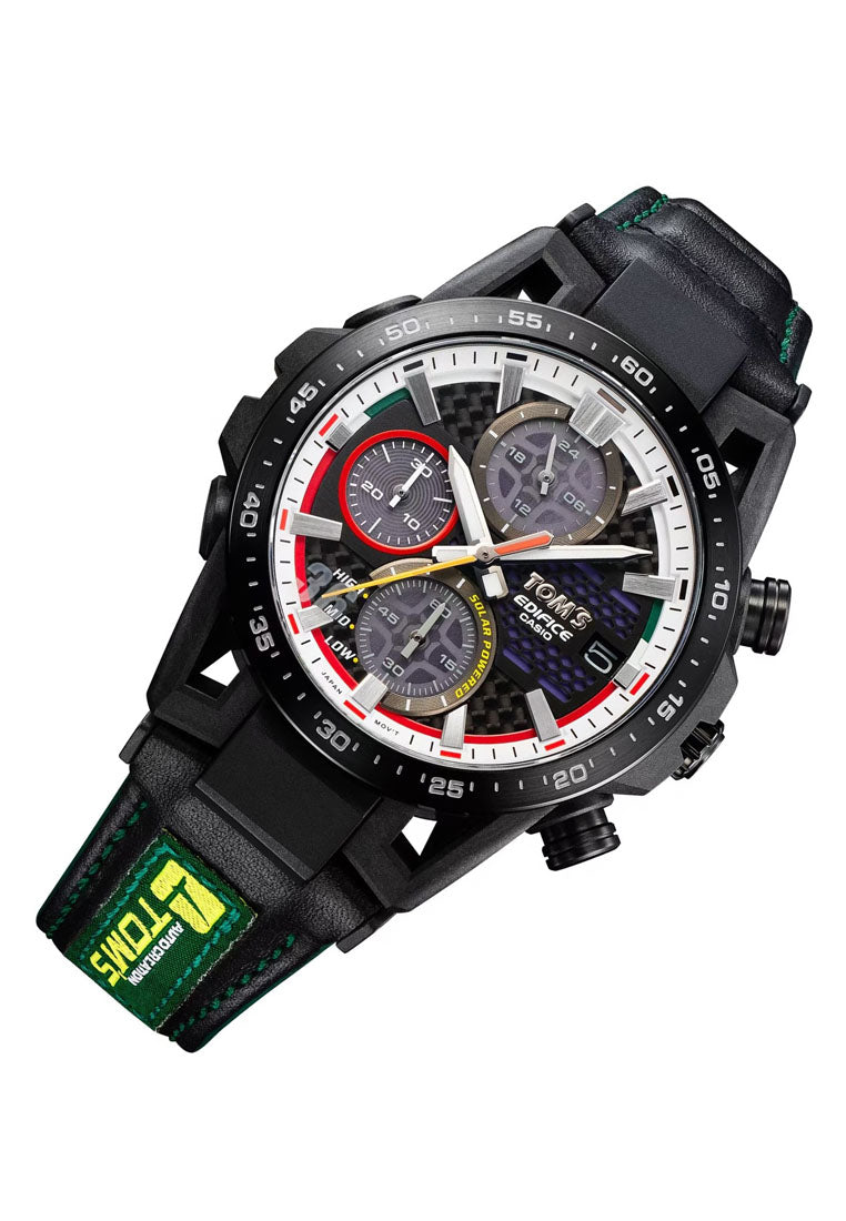 Casio Edifice EFS-S641TMS-1A "Tom's 50th Anniversary" Chronograph Leather Solar Watch for Men-Watch Portal Philippines