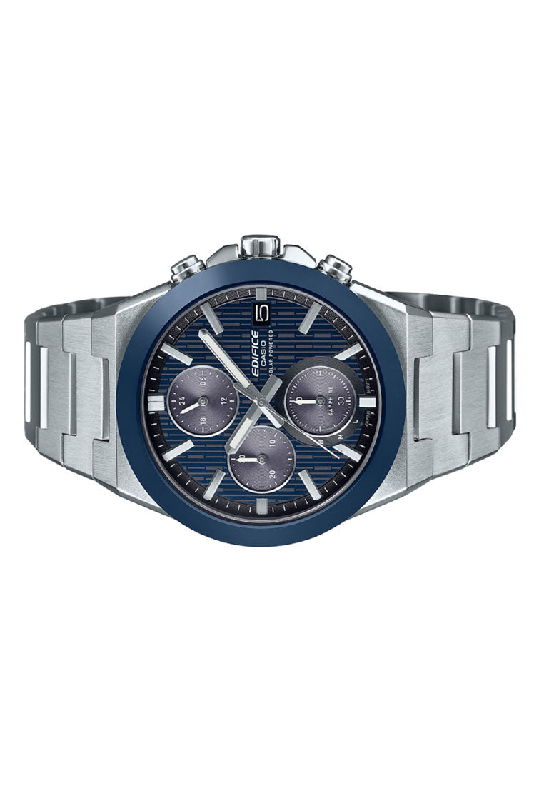 Casio Edifice EFS-S650D-2A Chronograph Stainless Steel Strap Solar Watch for Men-Watch Portal Philippines