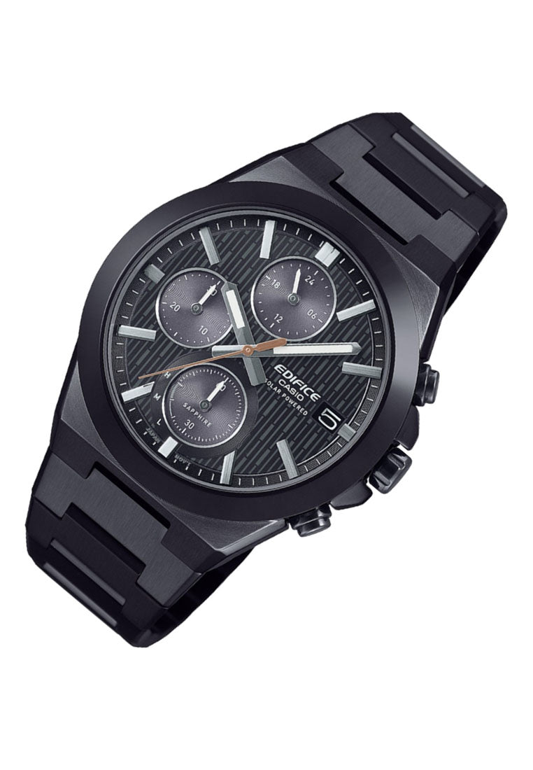 Casio Edifice EFS-S650DC-1A Chronograph Stainless Steel Strap Solar Watch for Men-Watch Portal Philippines