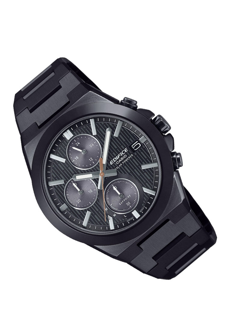 Casio Edifice EFS-S650DC-1A Chronograph Stainless Steel Strap Solar Watch for Men-Watch Portal Philippines