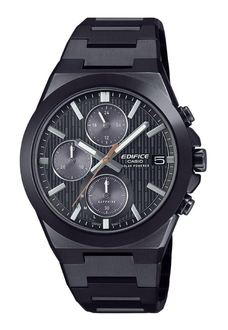 Casio Edifice EFS-S650DC-1A Chronograph Stainless Steel Strap Solar Watch for Men-Watch Portal Philippines