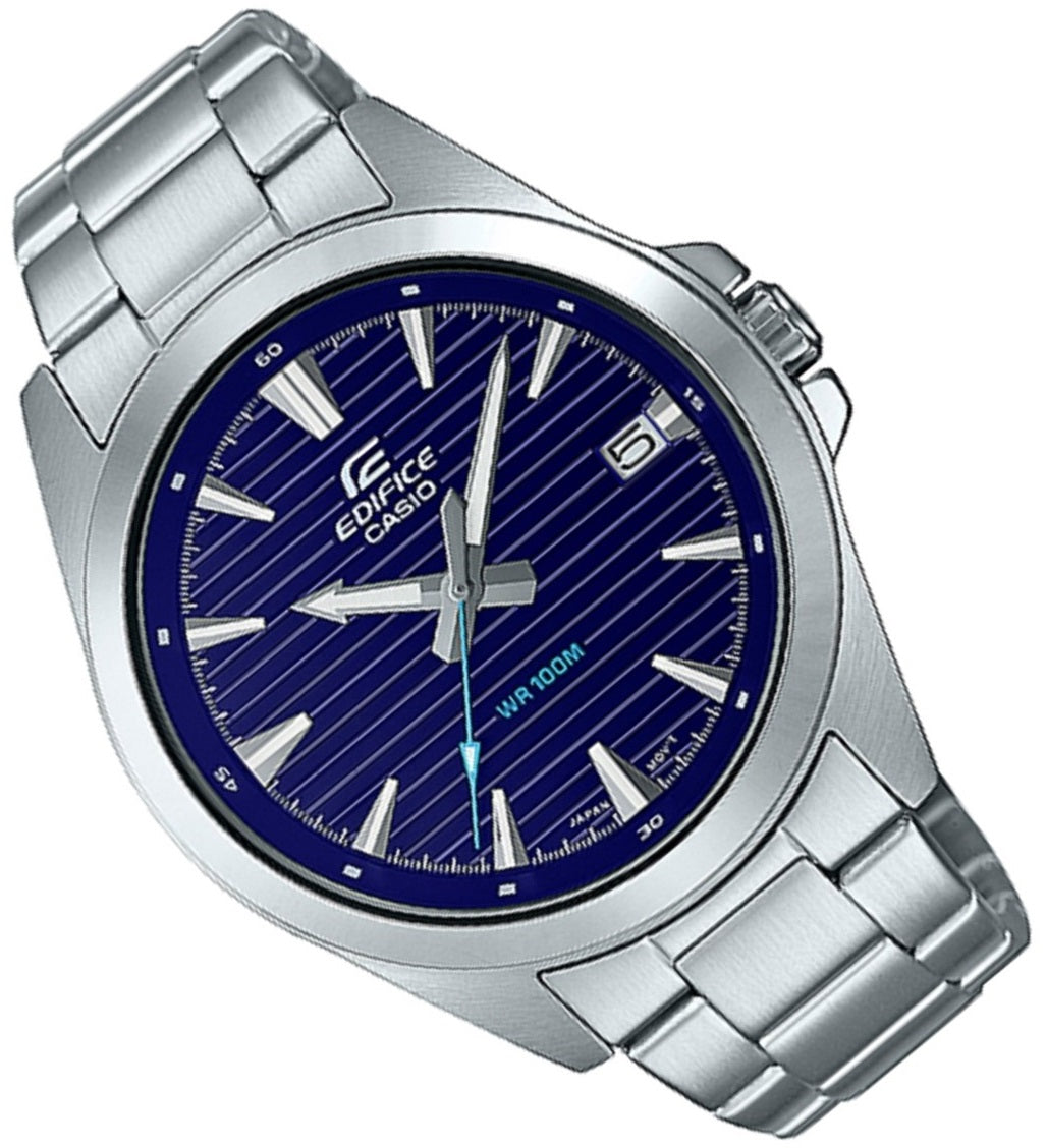 Casio Edifice EFV-140D-2A Stainless Steel Strap Watch For Men-Watch Portal Philippines