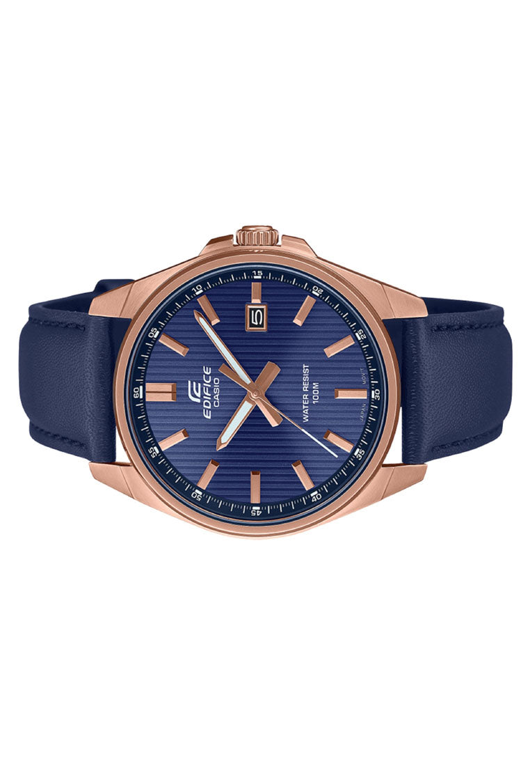 Casio Edifice EFV-150CL-2A Analog Leather Strap Watch For Men-Watch Portal Philippines