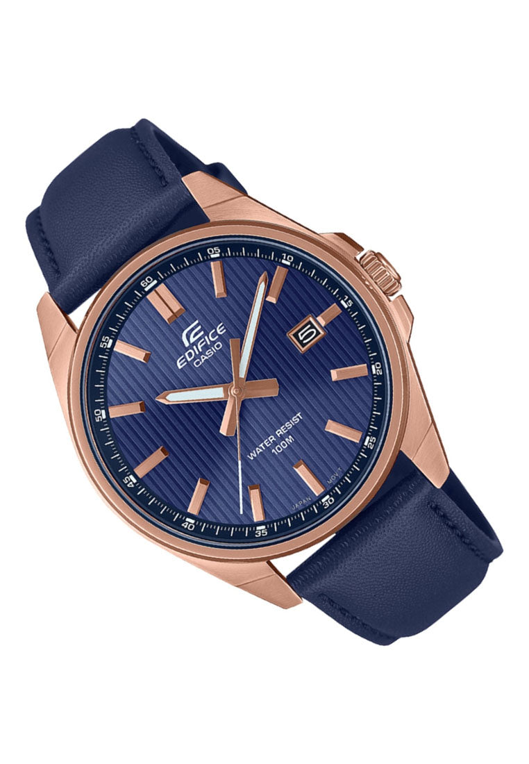 Casio Edifice EFV-150CL-2A Analog Leather Strap Watch For Men-Watch Portal Philippines