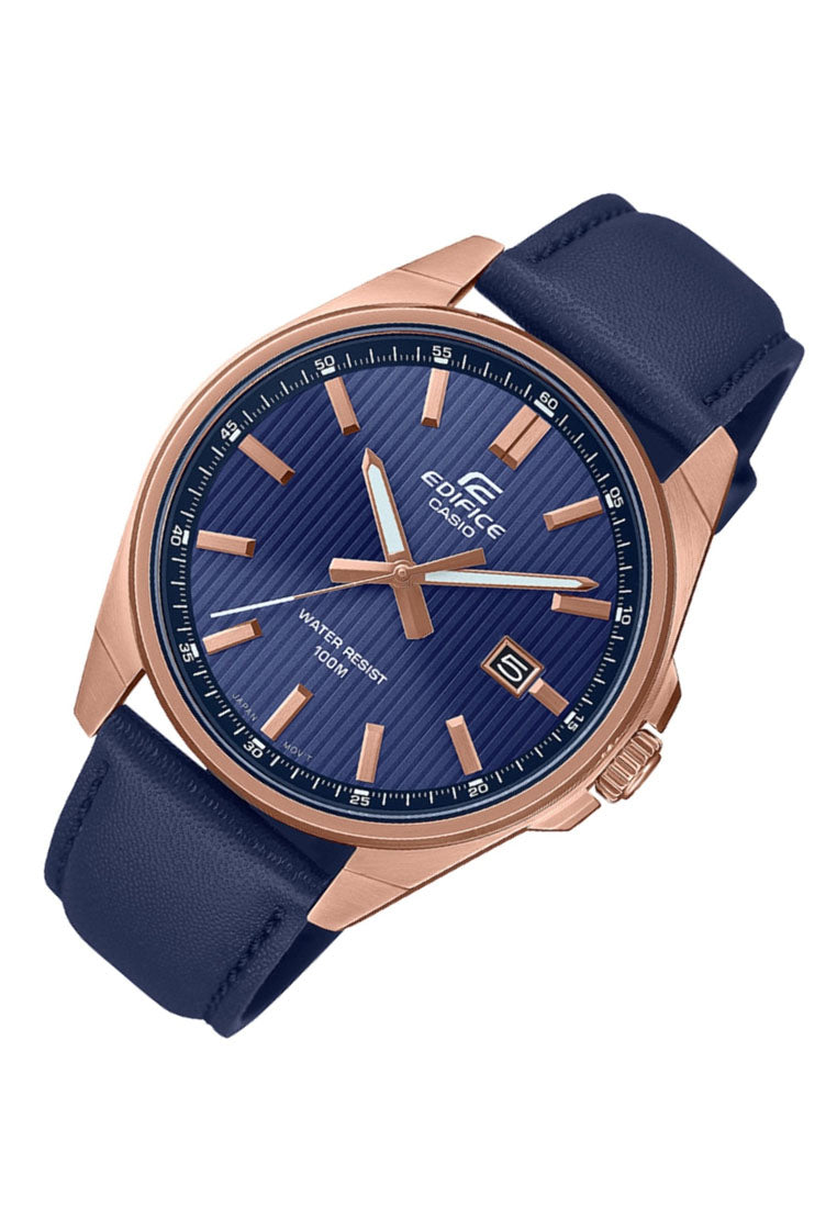 Casio Edifice EFV-150CL-2A Analog Leather Strap Watch For Men-Watch Portal Philippines