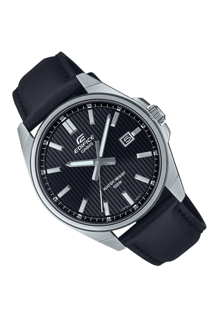 Casio Edifice EFV-150L-1A Analog Leather Strap Watch For Men-Watch Portal Philippines