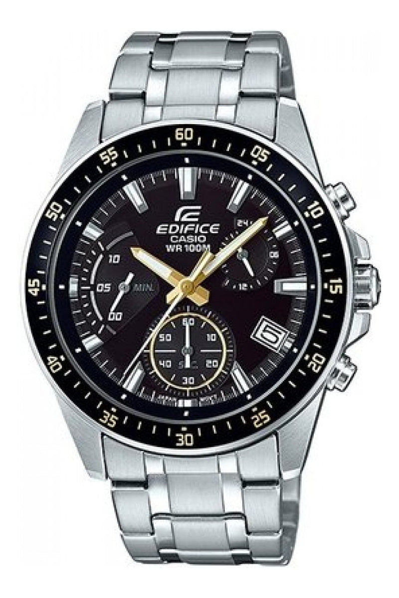 Casio Edifice EFV-540D-1A9 Chronograph Stainless Steel Strap Watch For Men-Watch Portal Philippines
