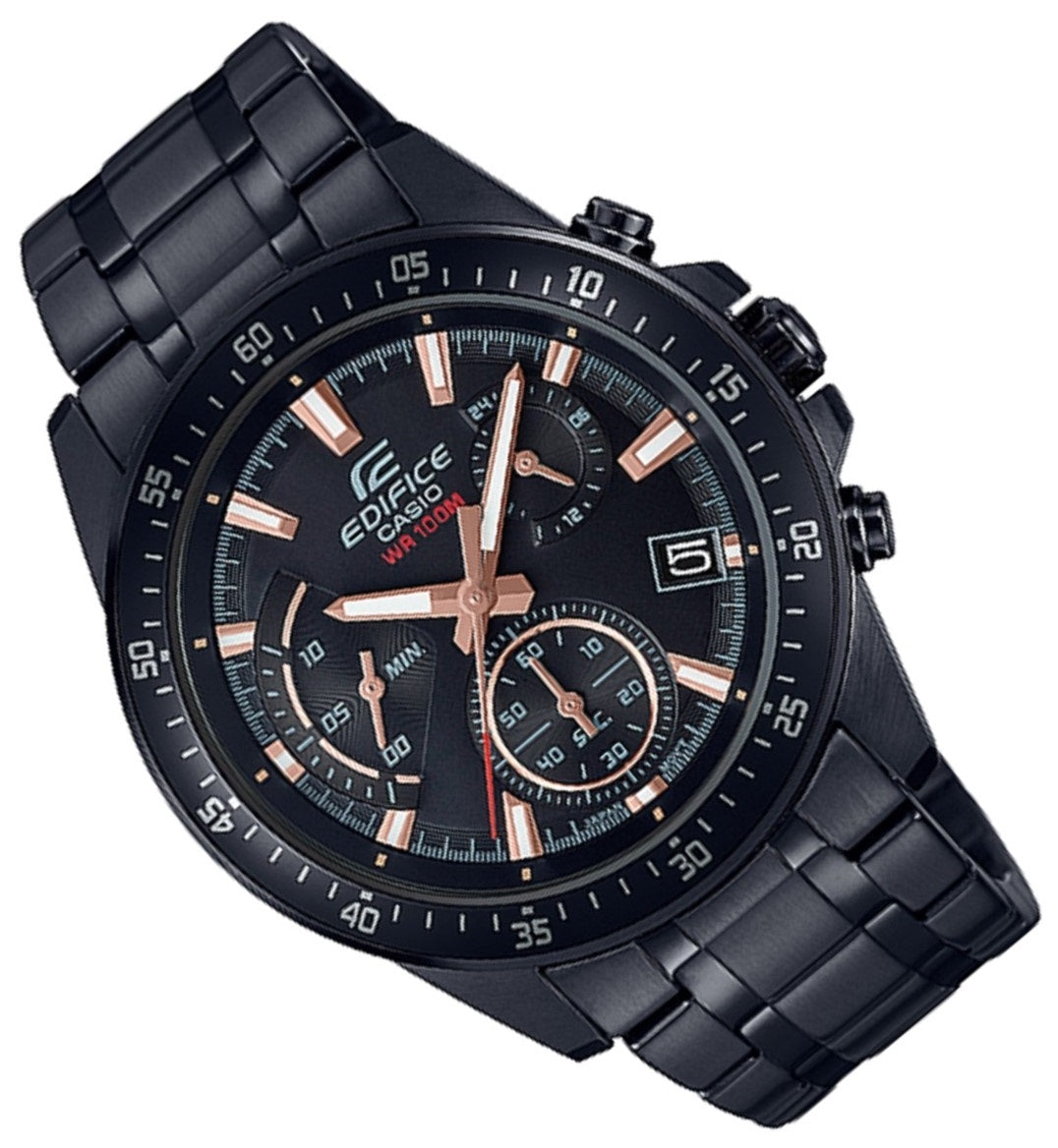 Casio Edifice EFV-540DC-1B Chronograph Stainless Steel Strap Watch For Men-Watch Portal Philippines