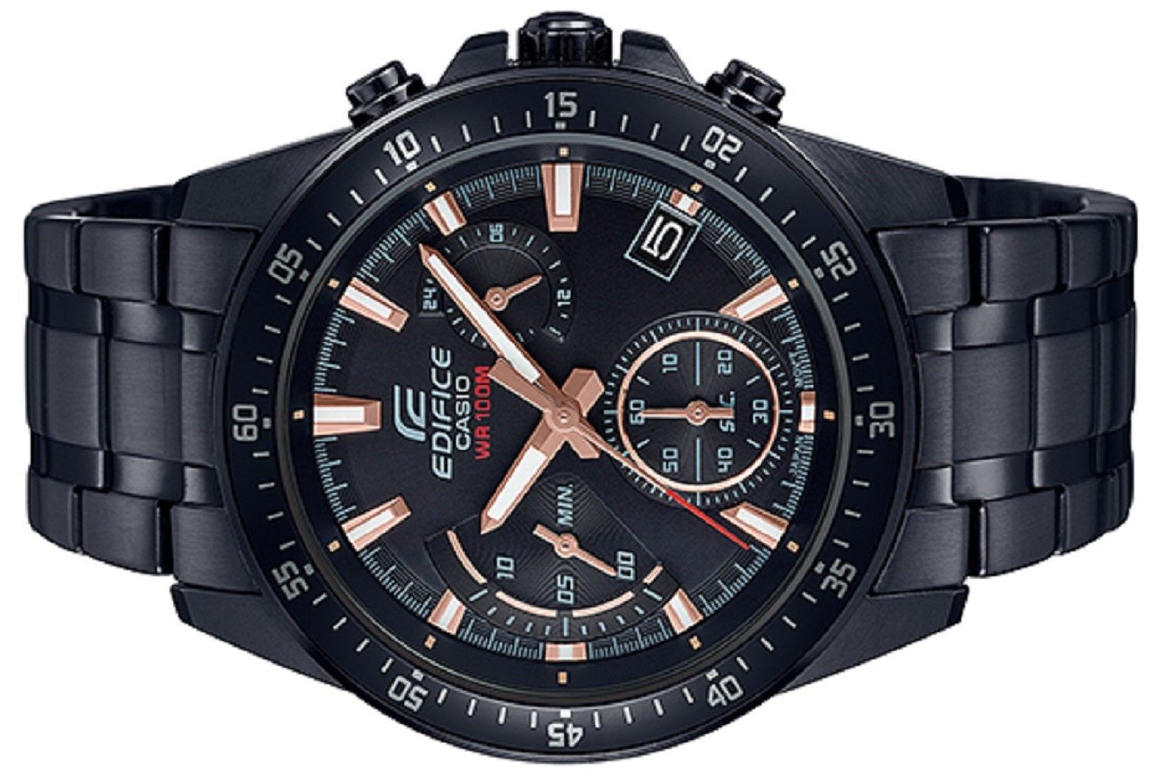 Casio Edifice EFV-540DC-1B Chronograph Stainless Steel Strap Watch For Men-Watch Portal Philippines