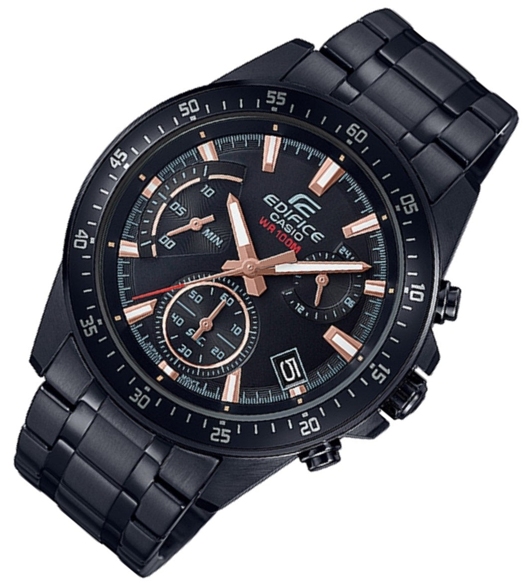 Casio Edifice EFV-540DC-1B Chronograph Stainless Steel Strap Watch For Men-Watch Portal Philippines