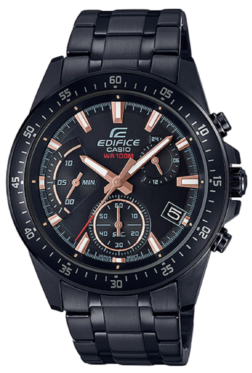 Casio Edifice EFV-540DC-1B Chronograph Stainless Steel Strap Watch For Men-Watch Portal Philippines