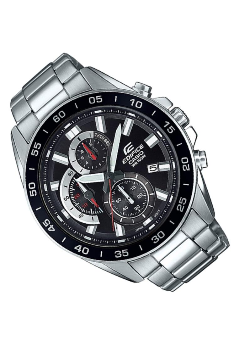 Casio Edifice EFV-550D-1A Chronograph Stainless Steel Strap Watch For Men-Watch Portal Philippines
