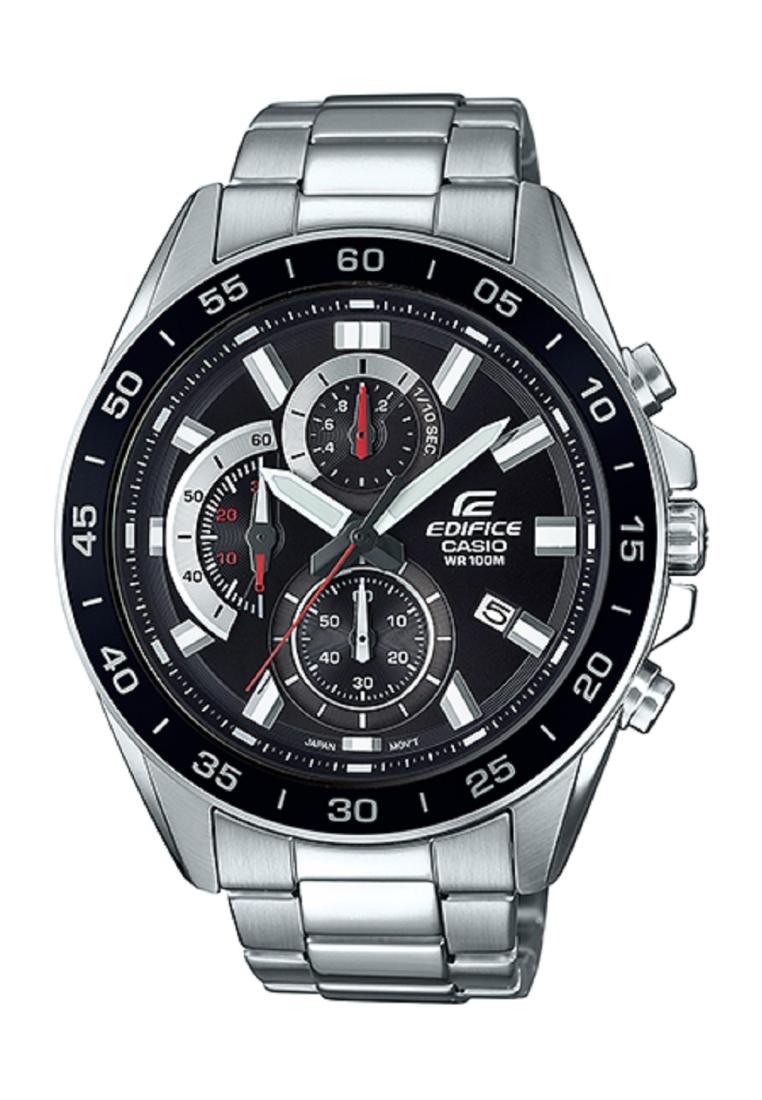 Casio Edifice EFV-550D-1A Chronograph Stainless Steel Strap Watch For Men-Watch Portal Philippines