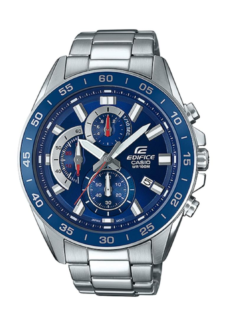 Casio Edifice EFV-550D-2A Chronograph Stainless Steel Strap Watch For Men-Watch Portal Philippines