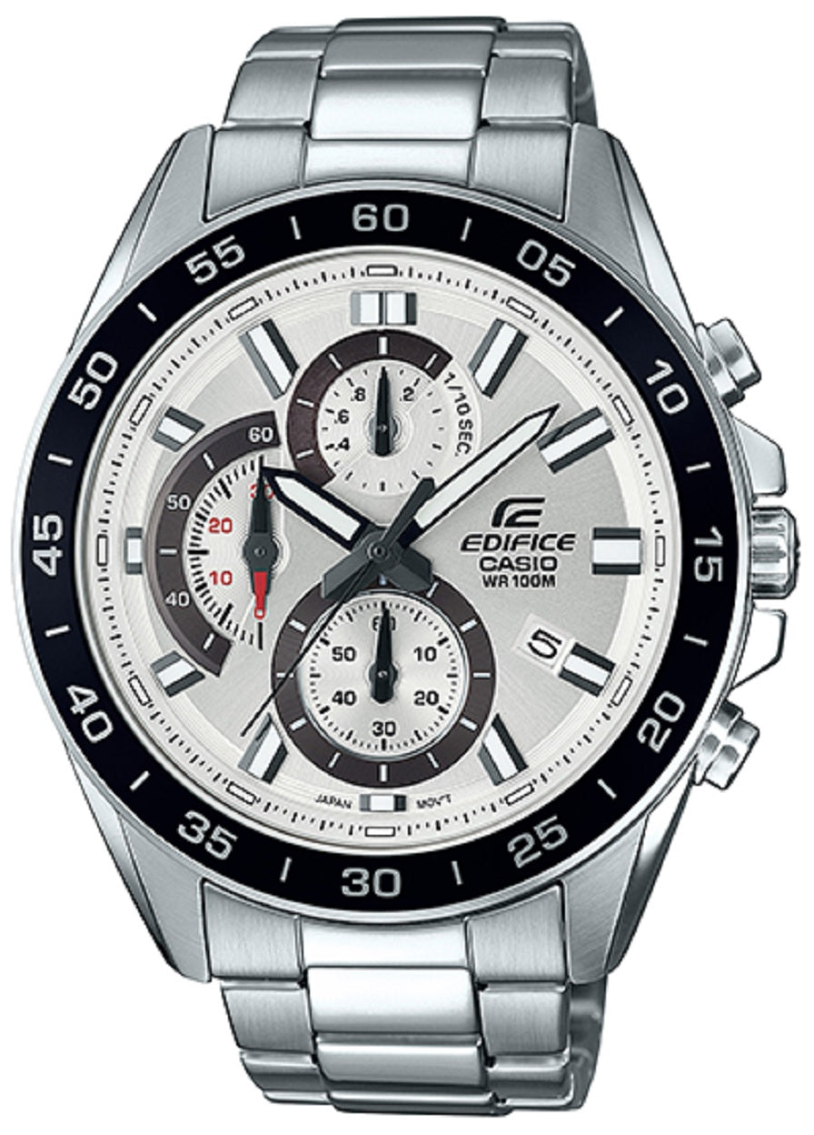 Casio Edifice EFV-550D-7A Chronograph Stainless Steel Strap Watch For Men-Watch Portal Philippines