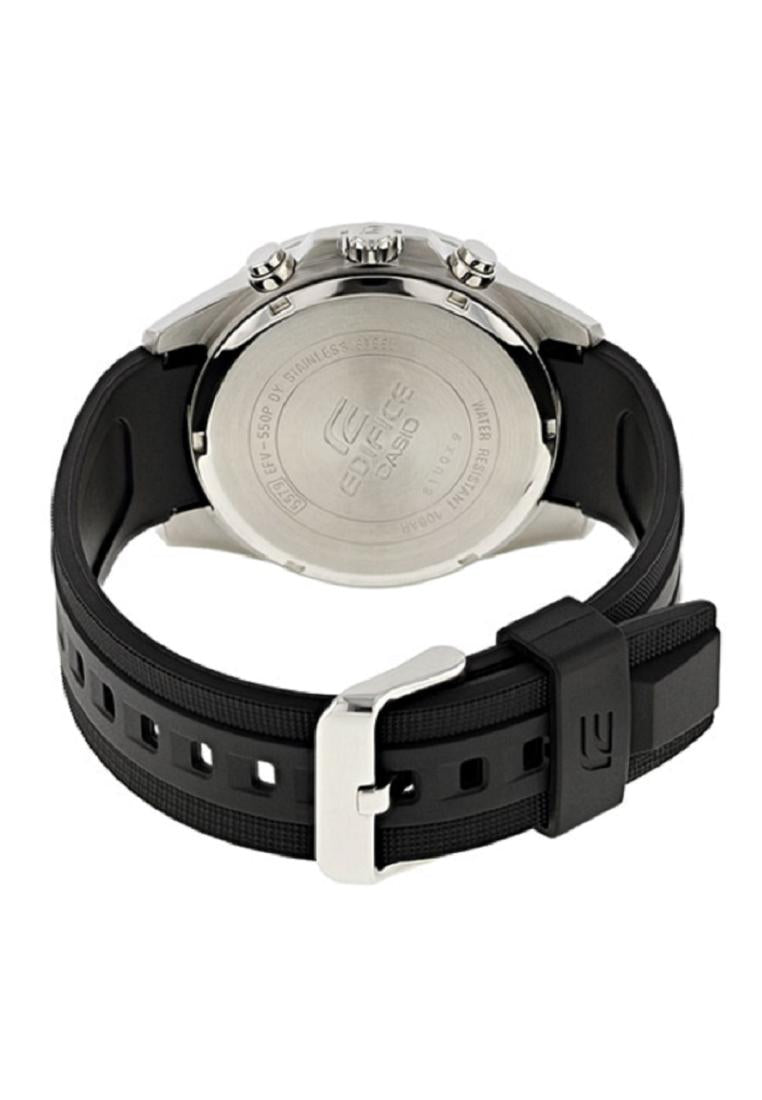 Casio Edifice EFV-550P-1A Chronograph Rubber Strap Watch For Men-Watch Portal Philippines