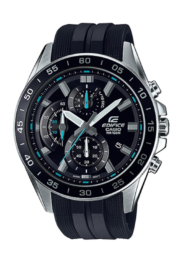 Casio Edifice EFV-550P-1A Chronograph Rubber Strap Watch For Men-Watch Portal Philippines