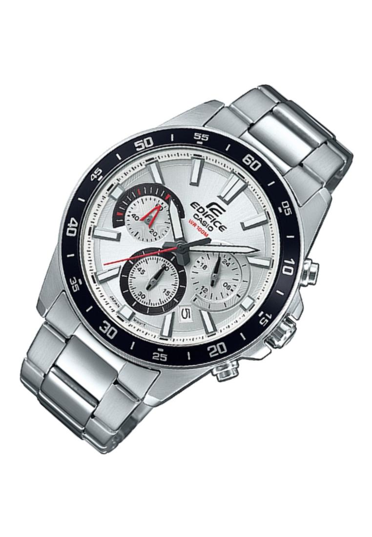 Casio Edifice EFV-570D-7A Chronograph Stainless Steel Strap Watch For Men-Watch Portal Philippines