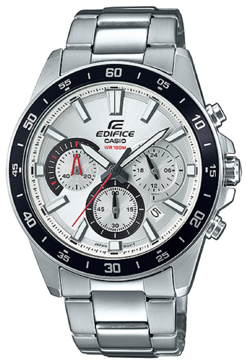 Casio Edifice EFV-570D-7A Chronograph Stainless Steel Strap Watch For Men-Watch Portal Philippines
