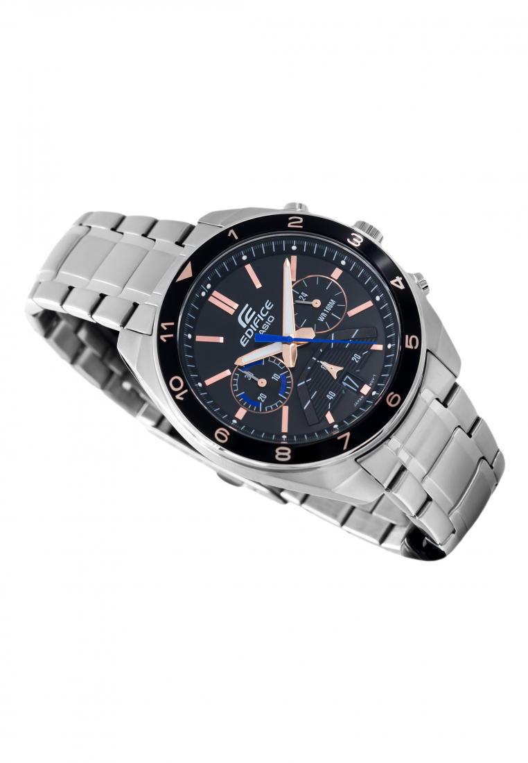 Casio Edifice EFV-590D-1A Chronograph Stainless Steel Strap Watch For Men-Watch Portal Philippines